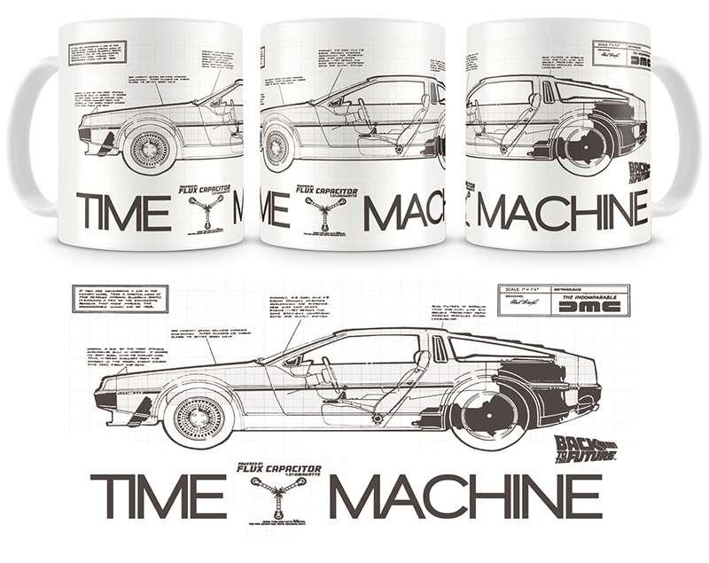 Back to the Future Tidsmaskin Keramikkopp - Robotto