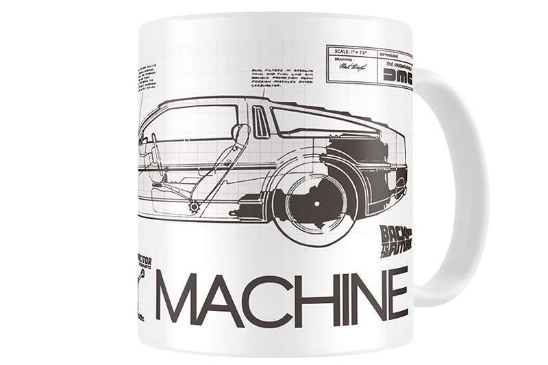 Back to the Future Tidsmaskin Keramikkopp sd toys