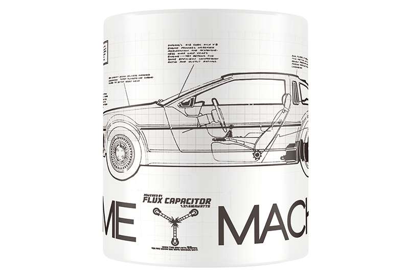 Back to the Future Tidsmaskin Keramikkopp sd toys