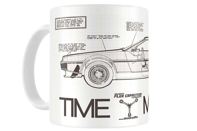 Back to the Future Tidsmaskin Keramikkopp sd toys