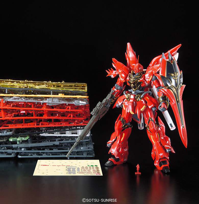 Rg Sinanju MSN-06S 1/144 - Högkvalitativ Modellbyggsats bandai model kit gunpla