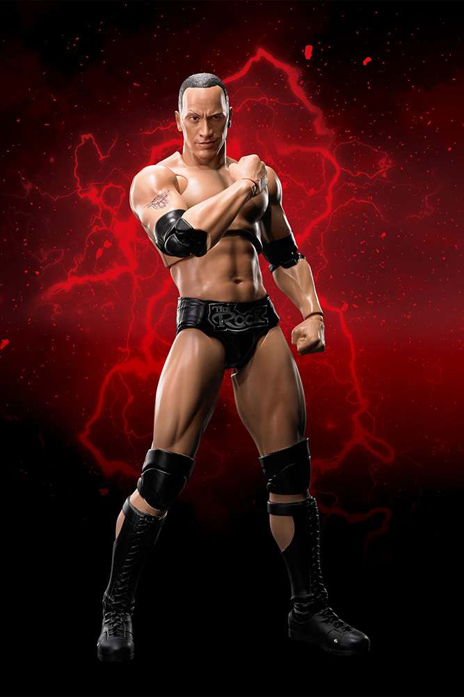WWE The Rock S.H.Figuarts Actionfigur bandai