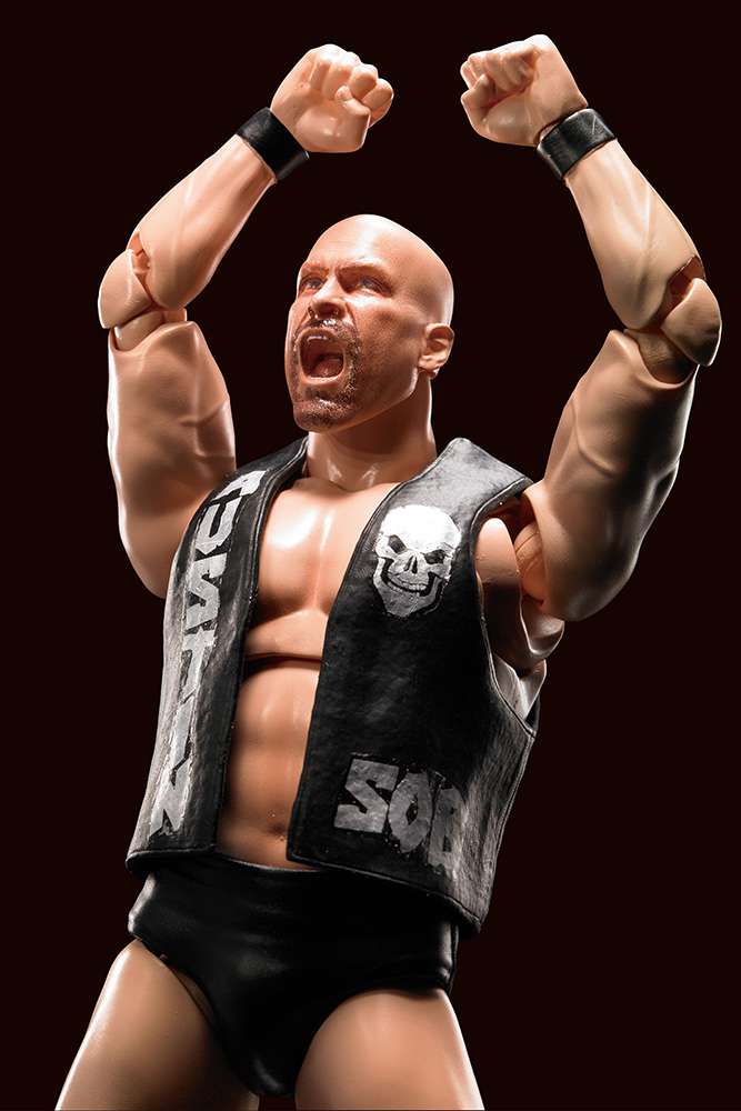 WWE Stone Cold Steve Austin Figuarts Actionfigur bandai