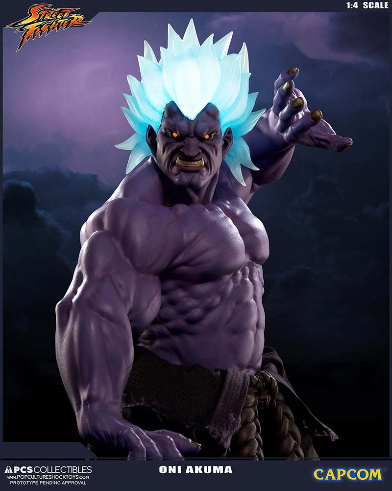 Street Fighter Oni Akuma 1/4 Staty pop culture shock