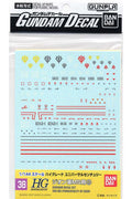 Gundam Decal HGUC Zeon 3 GD38 bandai model kit gunpla