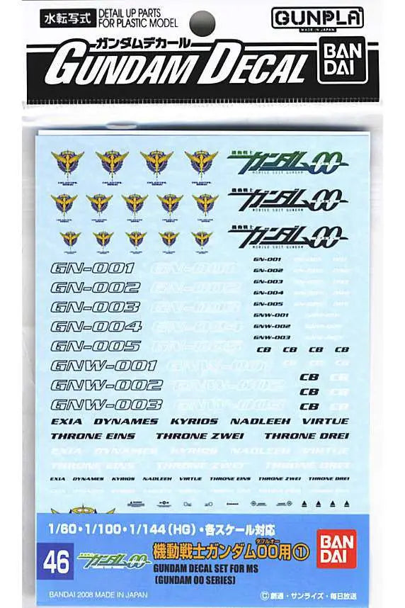 Gundam Decal Neo Multi 1 Gd46