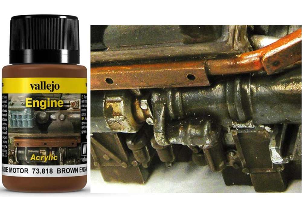 Weathering 73818 Brown Engine Soot 40ml vallejo