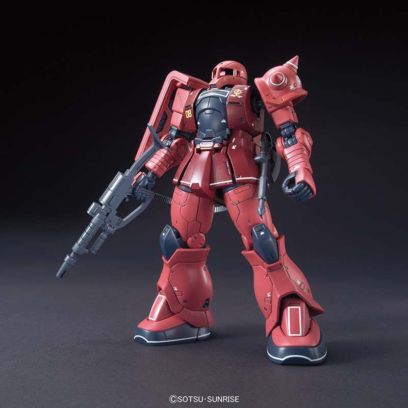 HG 1/144 Zaku I MS-05S Char bandai model kit gunpla