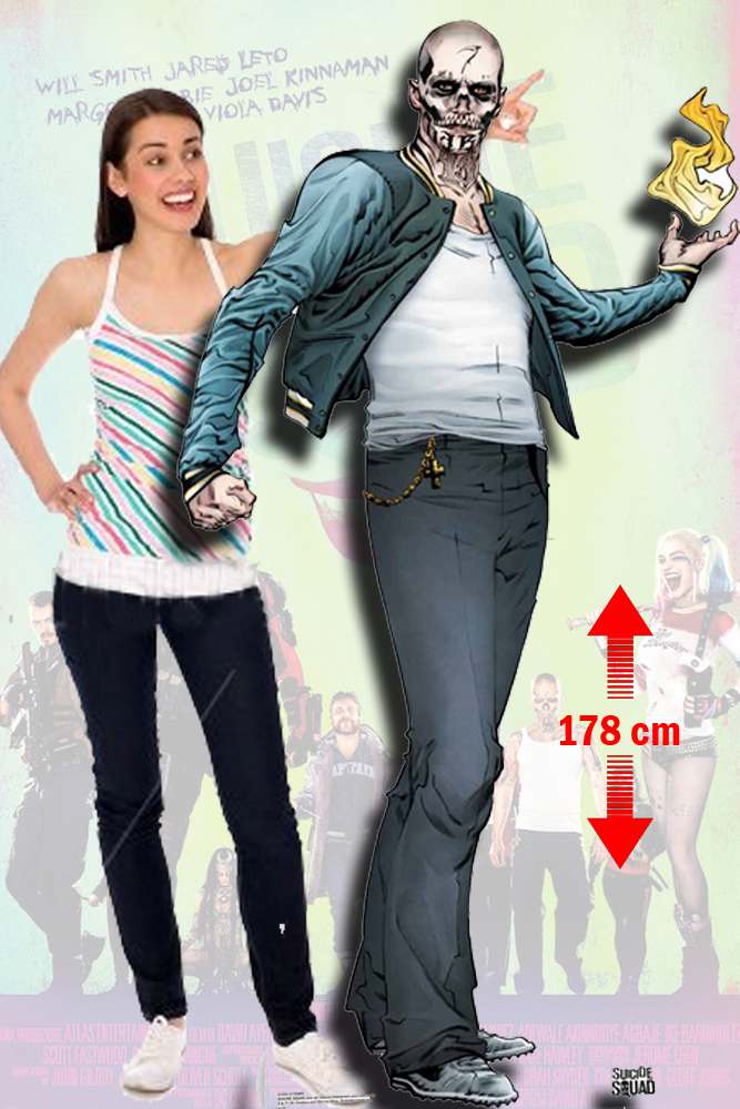 Suicide Squad El Diablo Comics Cutout star