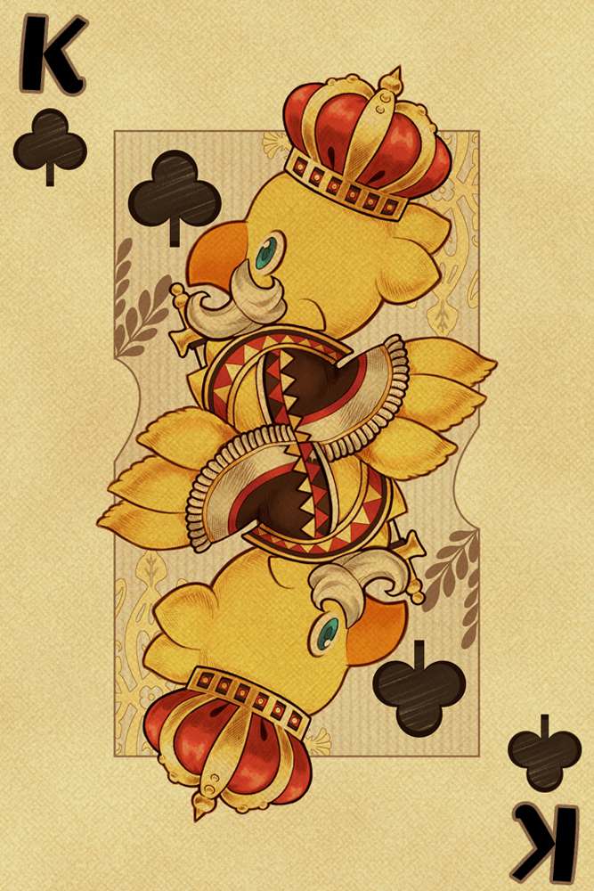 Final Fantasy - Chocobo Spelkort square enix