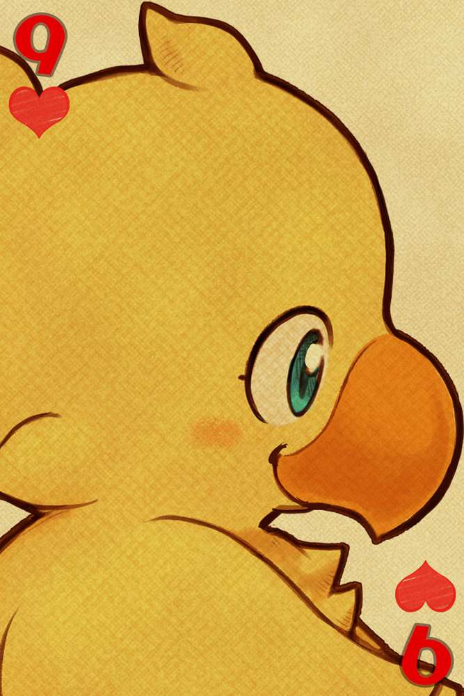 Final Fantasy - Chocobo Spelkort square enix