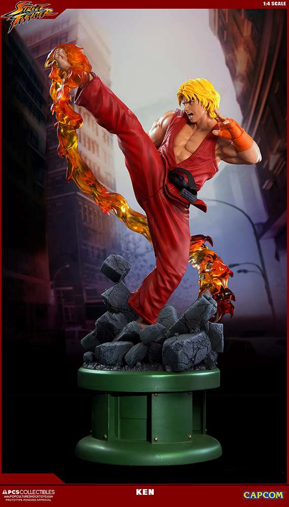 Street Fighter 5 Ken 1/4 Ultra Statue pop culture shock