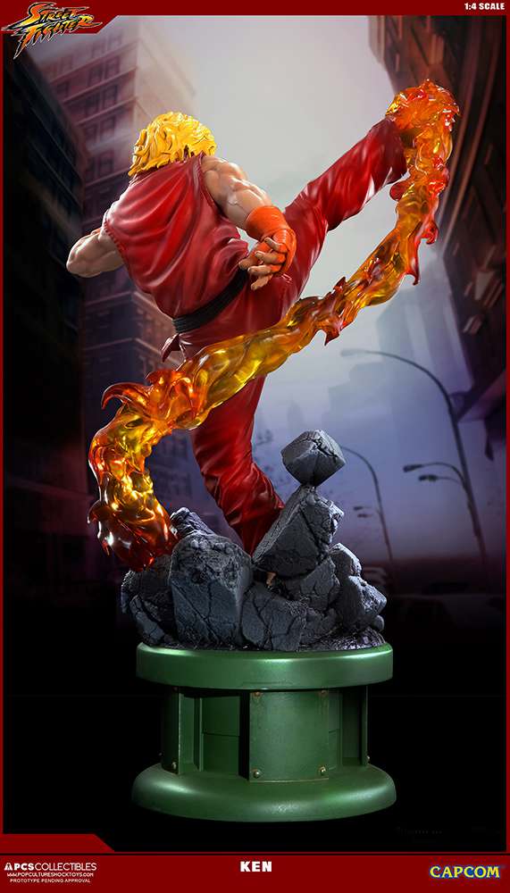 Street Fighter 5 Ken 1/4 Ultra Statue pop culture shock