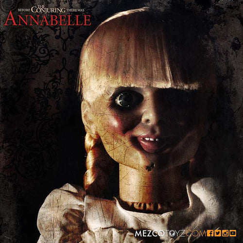 Annabelle Docka Prop Replica från The Conjuring mezco toys