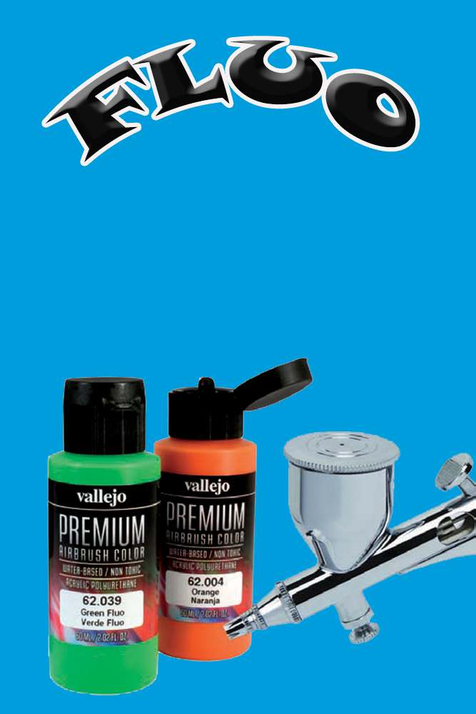 Premium Airbrush Blue Fluo 62038 vallejo