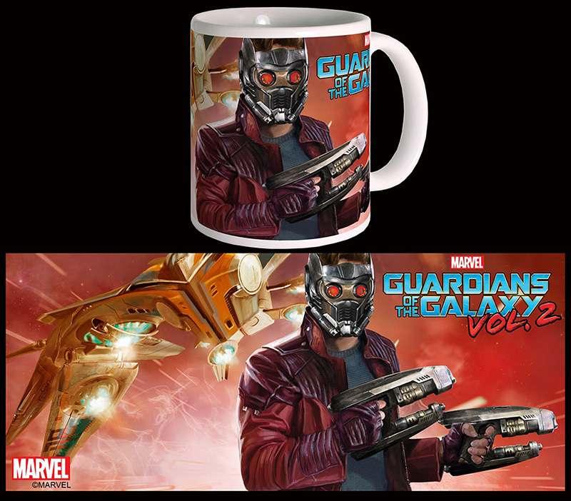 Gotg vol.2 Star Lord Mug - Stilig och Funky Kopp för Fans - Robotto