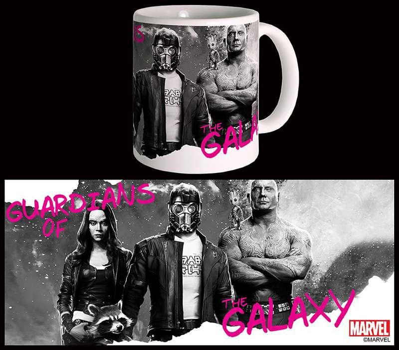 Gotg vol.2 Monochrom Galaxy Mug - Robotto