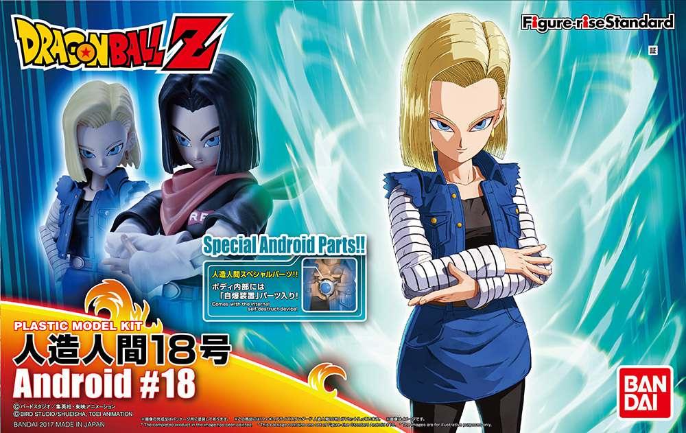 Figure Rise Android #18 Byggsats - Robotto