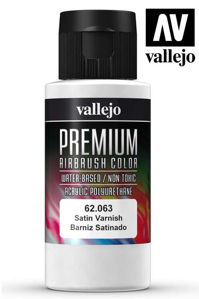 Premium Airbrush Satin Varnish 62063 - 60 ml vallejo
