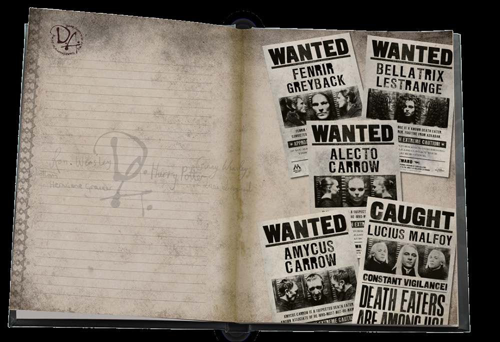 Harry Potter Dumbledore Army Anteckningsblock med Ljus sd toys