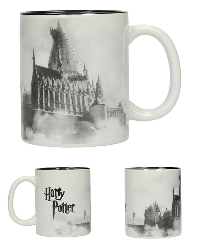 Harry Potter Hogwarts Slott Svartvit Mugg sd toys