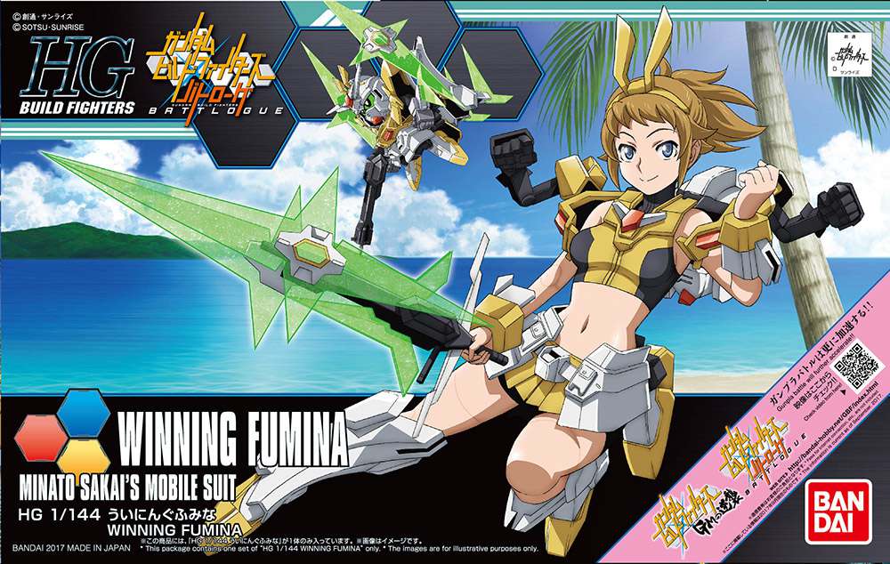 Hgbf Fumina Winning 1/144 - Samlarfigur bandai model kit gunpla