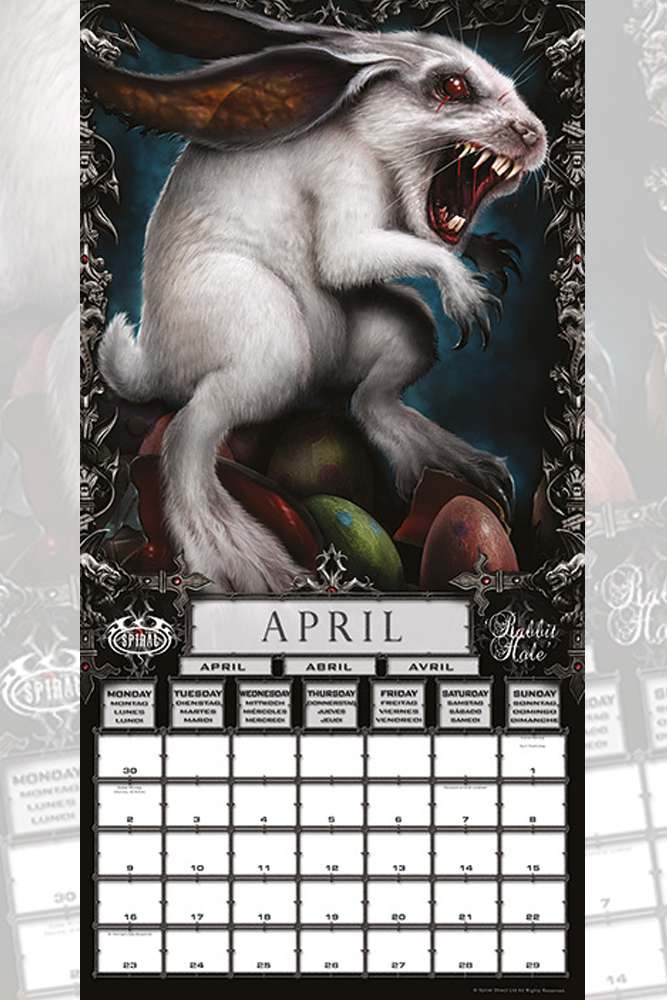 Spiral 2018 kalender pyramid international