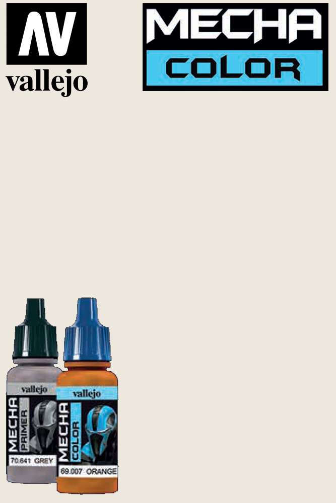 Mecha Color 69002 Vit Grå - Högkvalitativ Akrylfärg vallejo