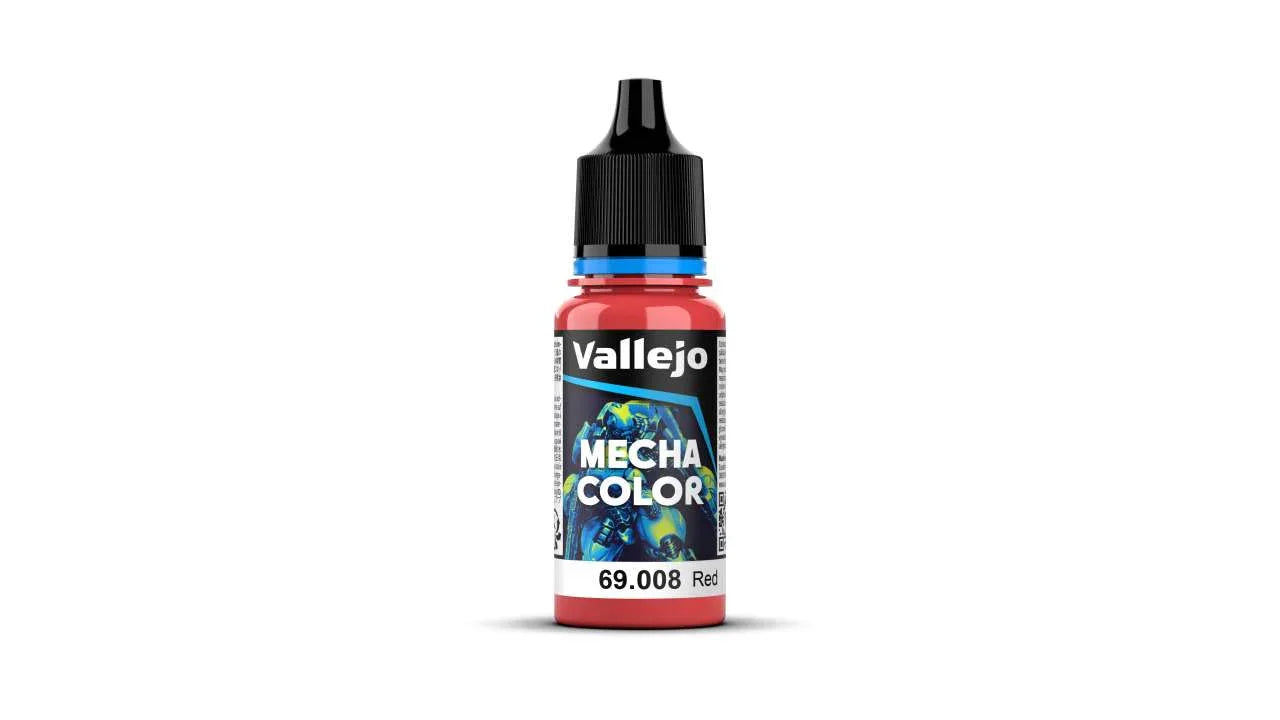 Mecha Color 69008 Röd – Vattenbaserad Akrylfärg för Gunpla och Mecha Modeller - Robotto
