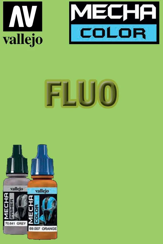 Mecha Color 69057 Grön Fluorescerande Akrylfärg 17 ml - Robotto