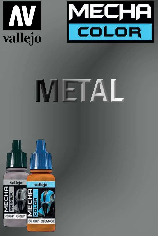 Mecha Color 69063 Steel - Högkvalitativ Vattenbaserad Akrylfärg - Robotto