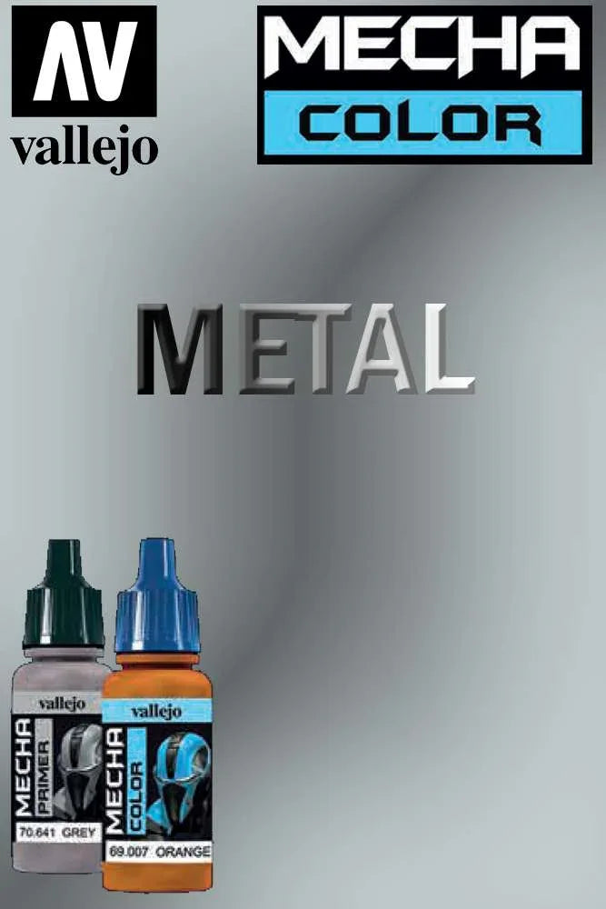 Mecha Color 69064 Ljus Stål - Vattenbaserad Akrylfärg - Robotto