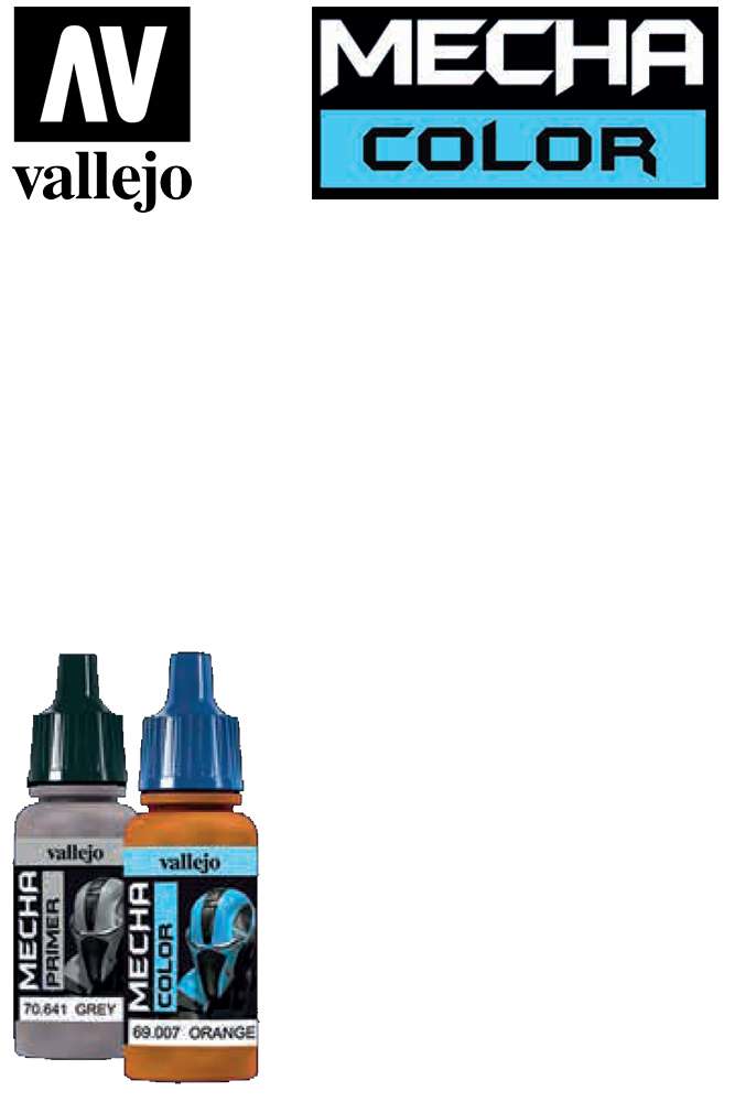 Mecha Color 70640 Primer White - Akrylfärg för Modeller vallejo