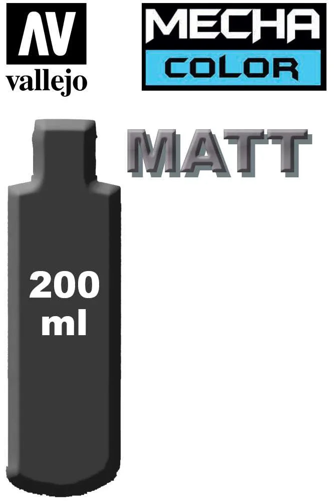 Mecha Color 27702 Matt Varnish 200 ml - Högkvalitativ Akrylfärg - Robotto