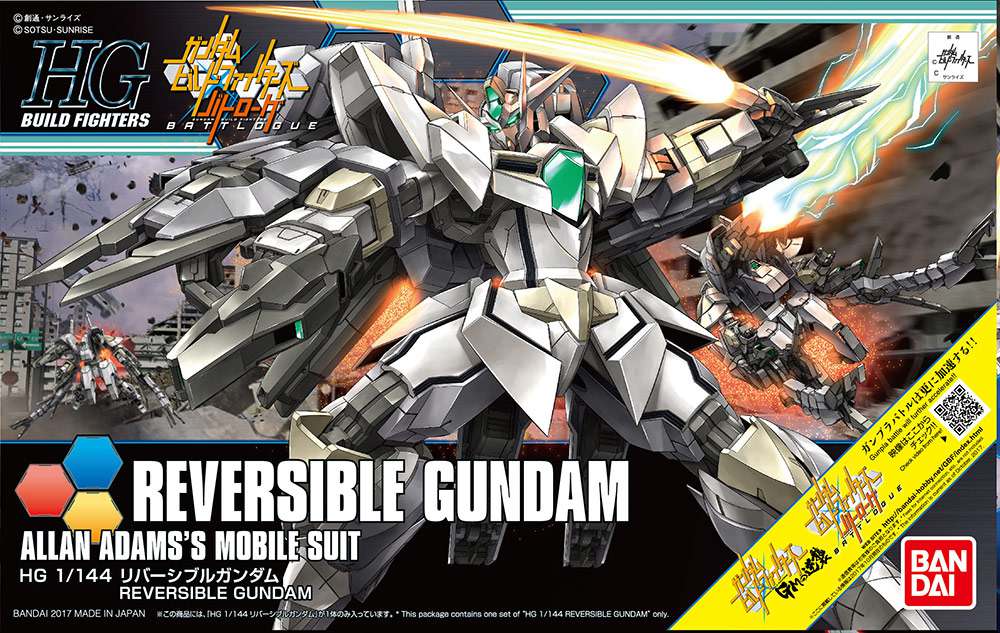 Hgbf Gundam Reversible 1/144 - Mångsidig Modellkit bandai model kit gunpla