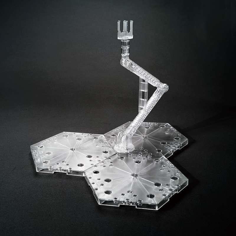 Action Base 4 Clear – Flexible och Transparent Ställning för Figurer - Robotto