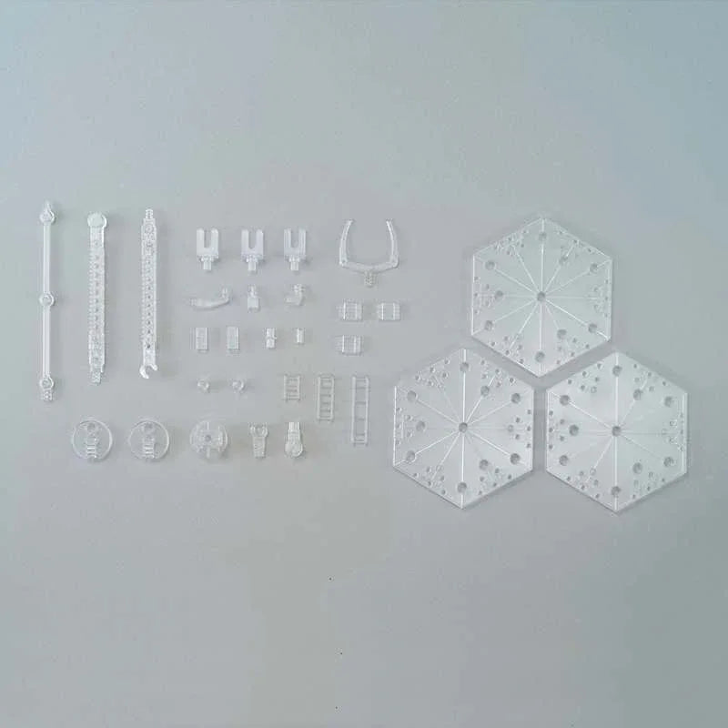 Action Base 4 Clear – Flexible och Transparent Ställning för Figurer - Robotto