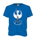 T-Shirt Star Wars Rey Light Side Blå Kille