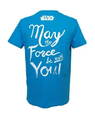T-Shirt Rey Light Side Blue Boy - Star Wars EP VIII