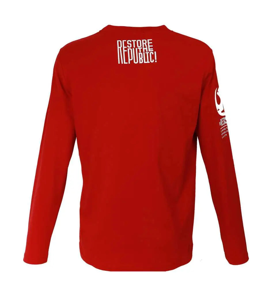 T-Shirt SW EP VIII Republic L/S Red Boy - S