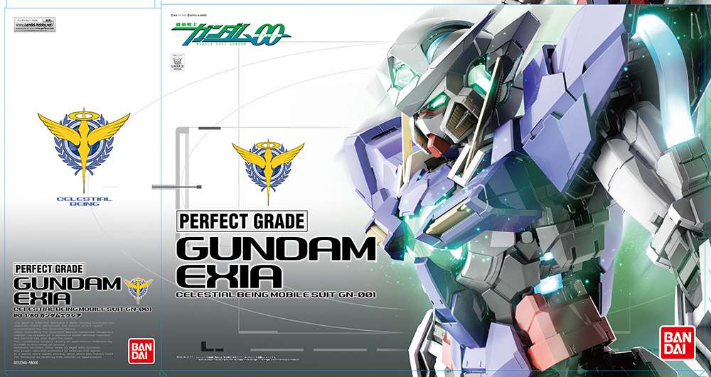 PG Gundam Exia 1/60 - Perfekt Modell för Samlare bandai model kit gunpla