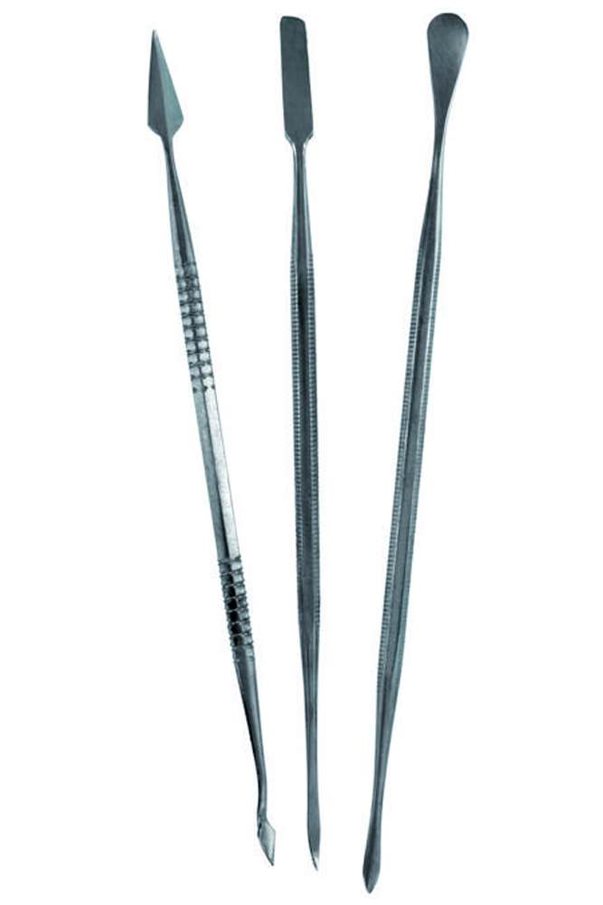 Set med 3 rostfria bilskulpturverktyg vallejo