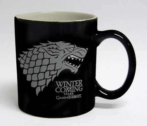 Got Stark Winter Coming Svart Mug - Robotto