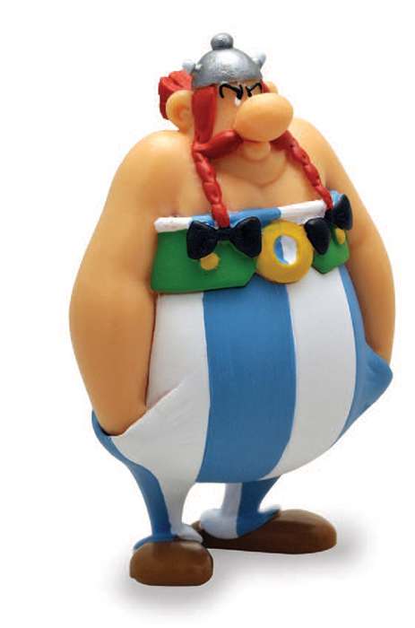 Asterix och Obelix Figur med Händerna i Fickorna plastoy
