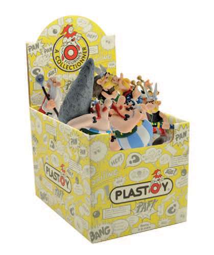 Asterix Figur Slumpad Display (25 PVC-Figurer) plastoy