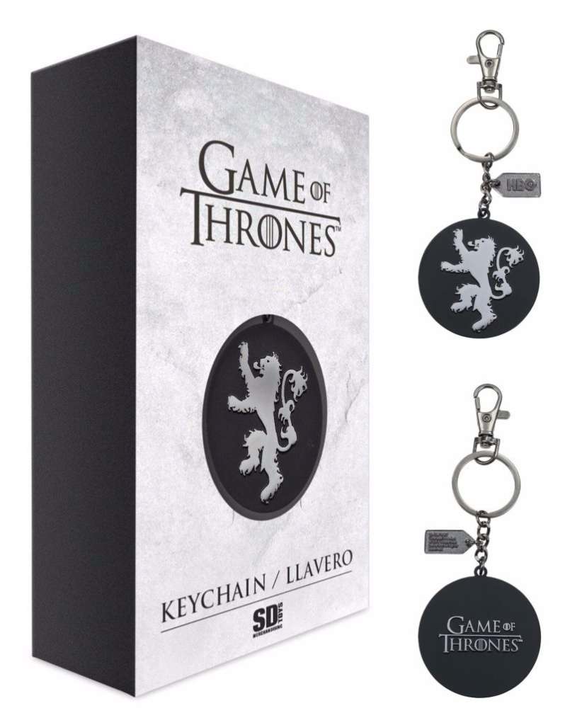 Lannister Silver Logo Metallnyckelring sd toys