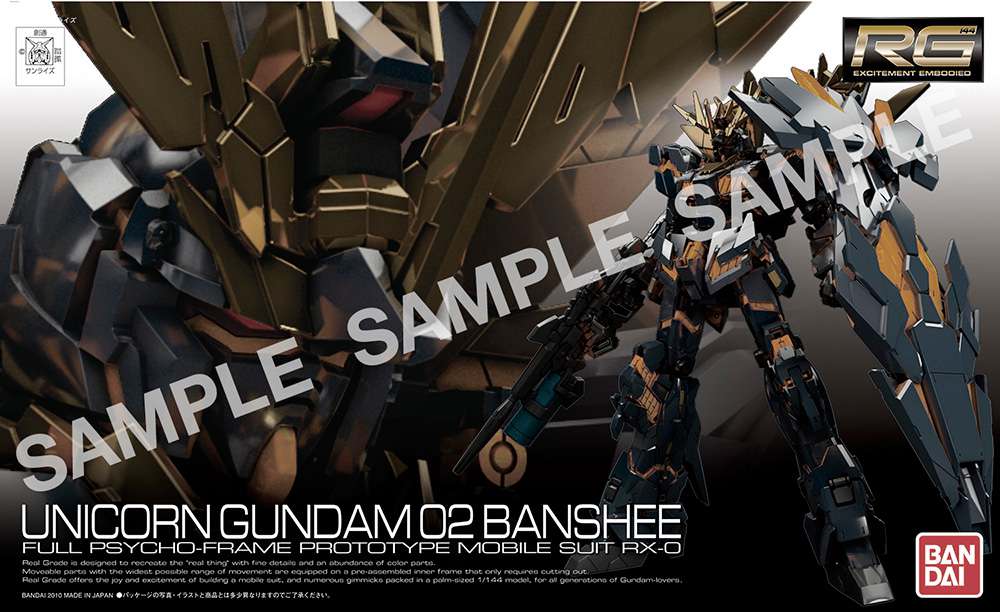 RG Gundam Unicorn Banshee Norn 1/144 – Modellbyggsats bandai model kit gunpla