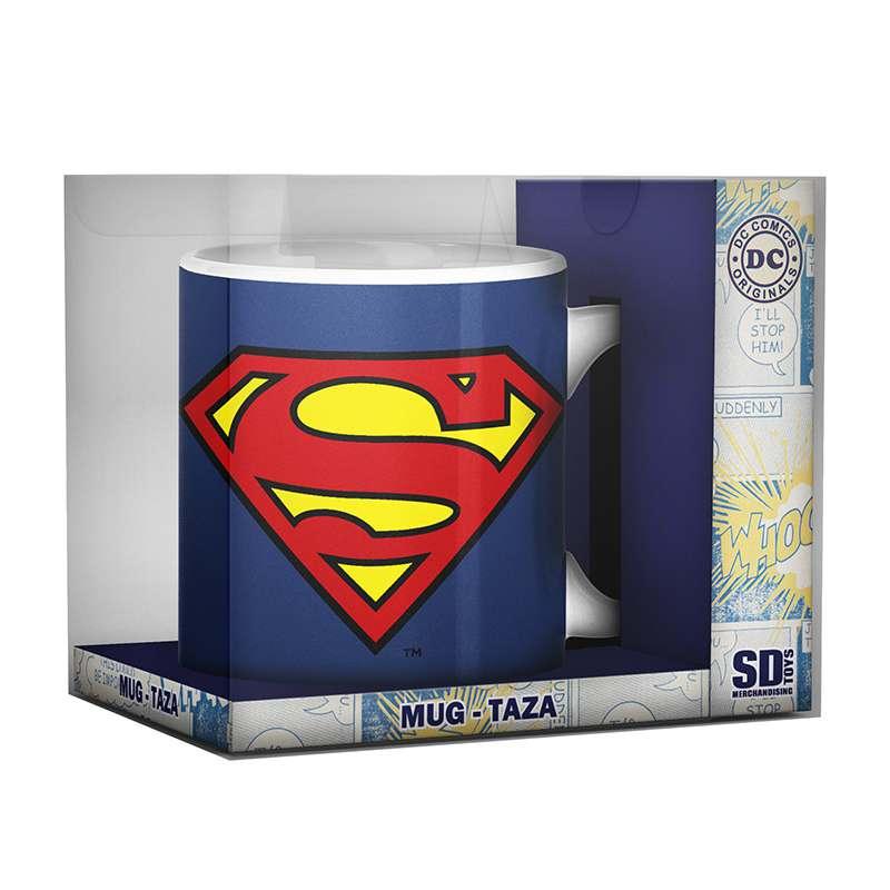 Superman Logotyp Keramikmugg - Robotto
