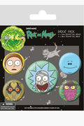 Rick And Morty Face Decals Pack