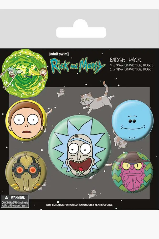 Rick And Morty Face Decals Pack